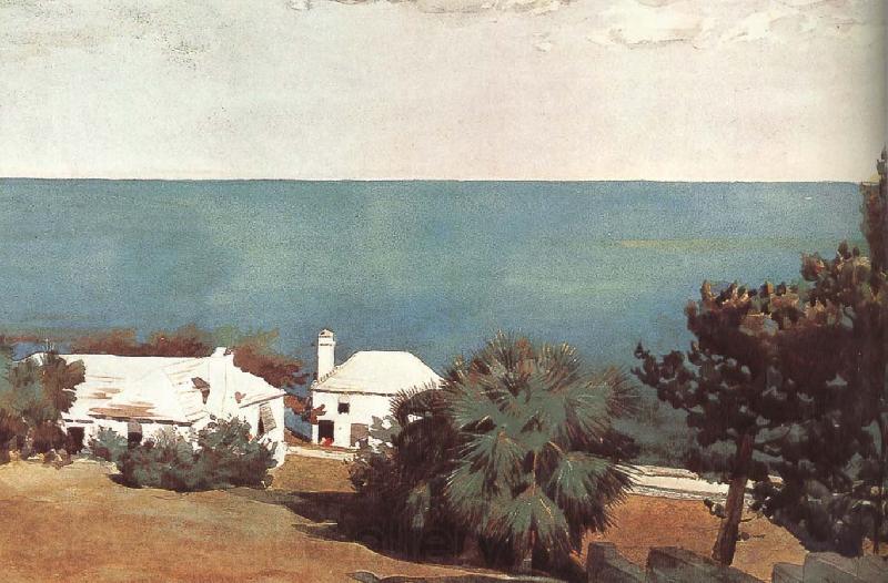 Winslow Homer Bermuda beach Spain oil painting art